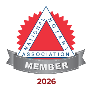 Proud Member of National Notary Association